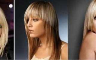 Ассиметричные челки с длинными волосами – стрижки и прически