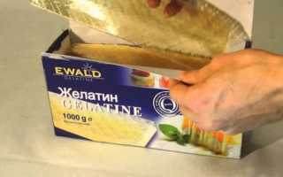 Как разводить желатин? Пропорции для холодца и желе