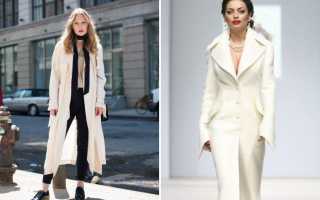 Белое пальто — роскошная вещь для повседневной жизни
