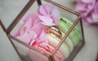 Коробочки для обручальных колец: деревянные, стеклянные, бархатные