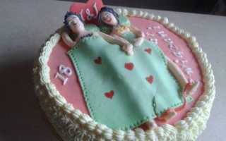 Идеи прикольных тортов для разных годовщин свадьбы