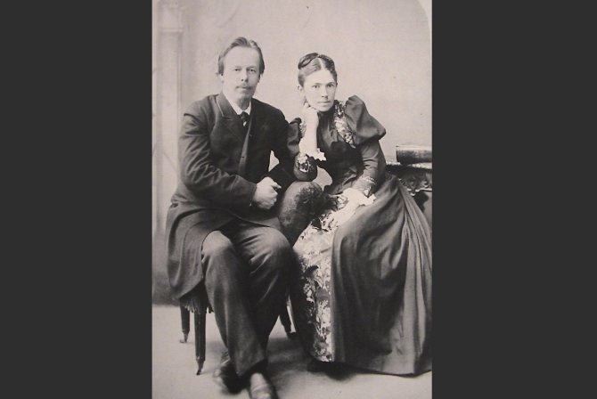 А. С. Попов с супругой Раисой Алексеевной