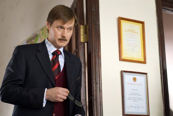 Актер на съемках нового фильма