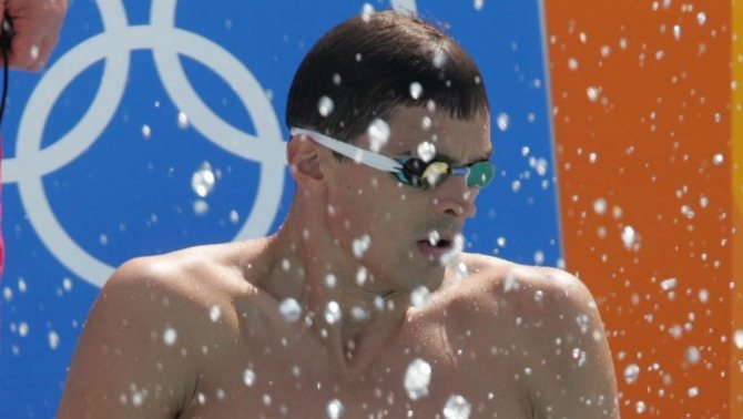 Александр Попов на соревнованиях