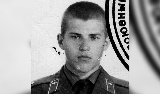 Алексей Глызин в армии