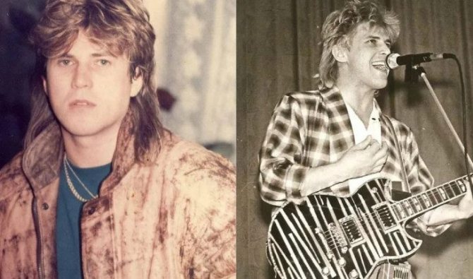 Алексей Глызин в молодости