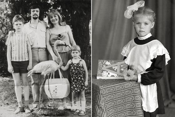 Анастасия Стоцкая в детстве