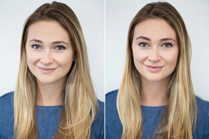 брови для русых волос