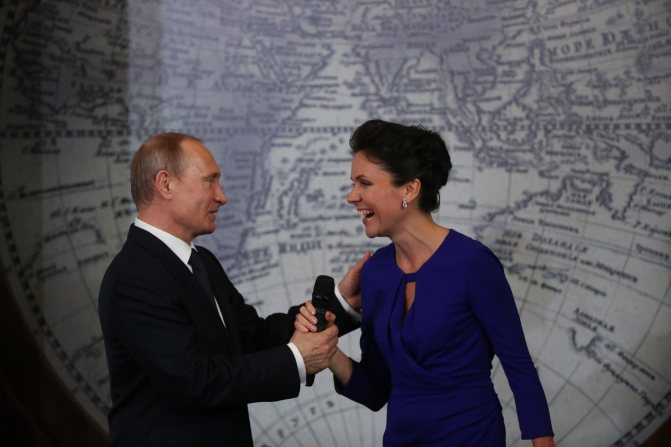 Чернобровина Анастасия с Путиным