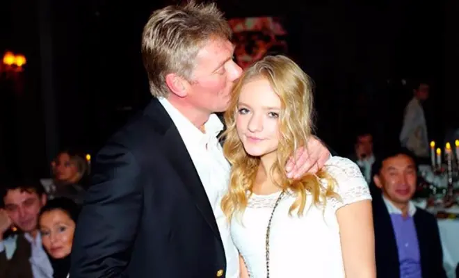 Дмитрий Песков с дочерью Елизаветой