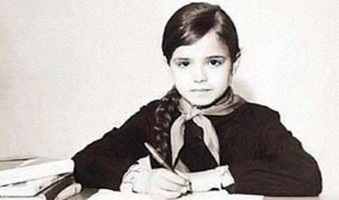 Елена Цыплакова в детстве