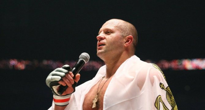 Федор емельяненко на ринге