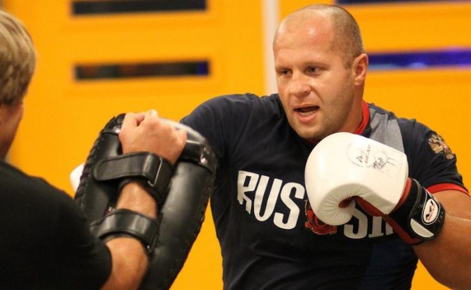 Федор емельяненко тренировка