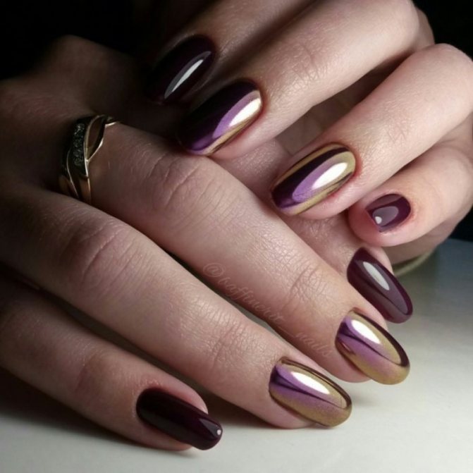 Фото modniy manikyur osen zima