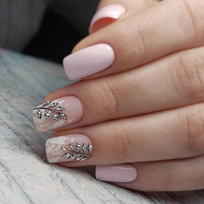 Фото modniy manikyur osen zima