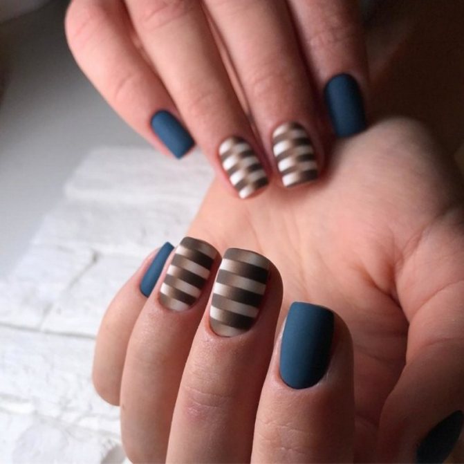 Фото modniy manikyur osen zima