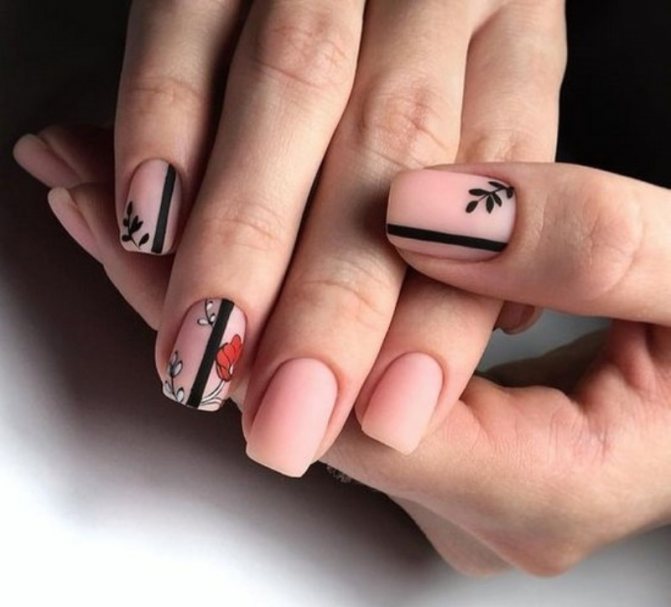 Фото modniy manikyur osen zima