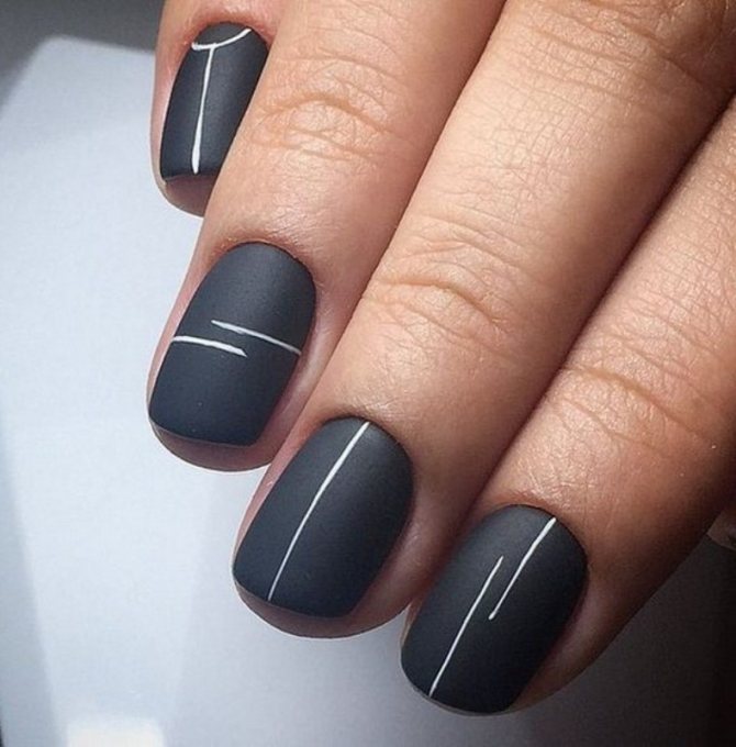 Фото modniy manikyur osen zima