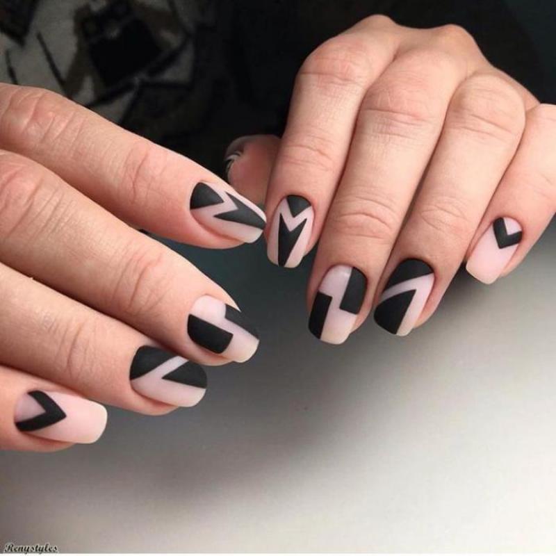 Фото modniy manikyur osen zima