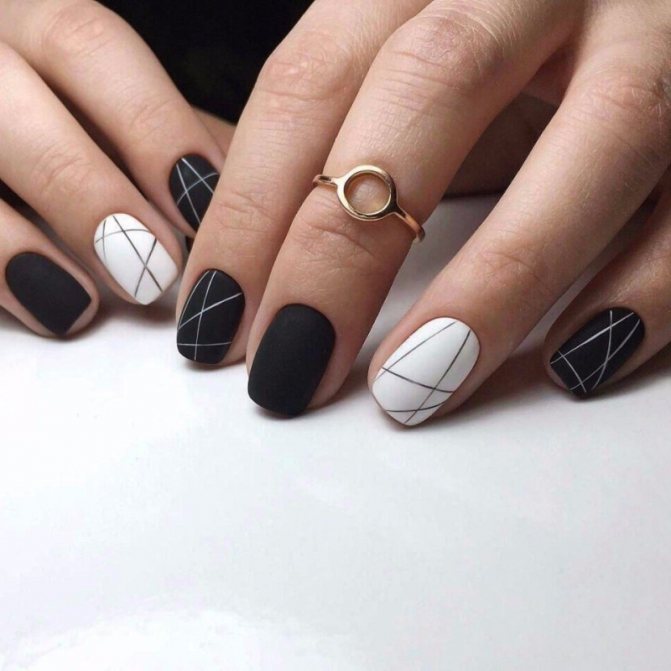 Фото modniy manikyur osen zima