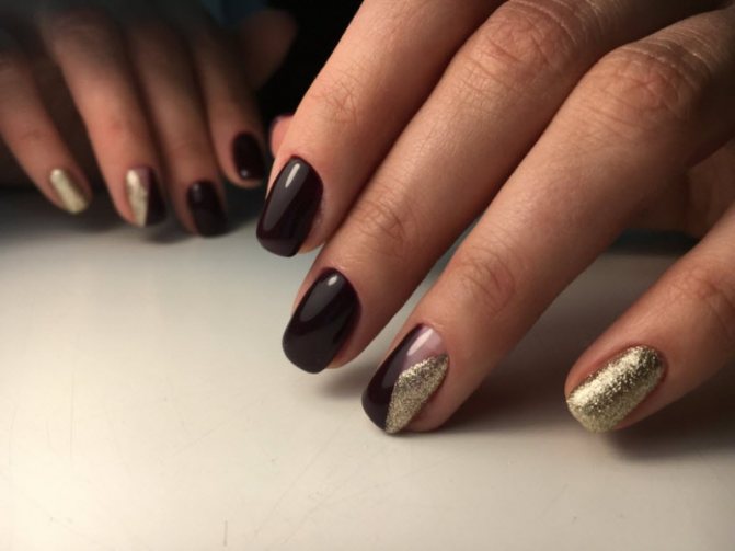 Фото modniy manikyur osen zima