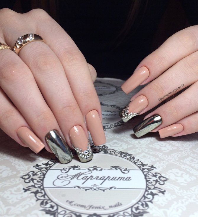 Фото modniy manikyur osen zima