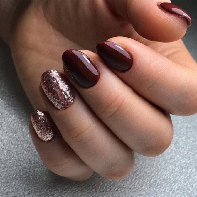 Фото modniy manikyur osen zima