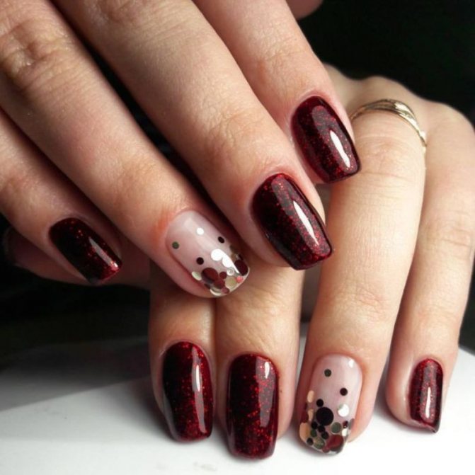 Фото modniy manikyur osen zima