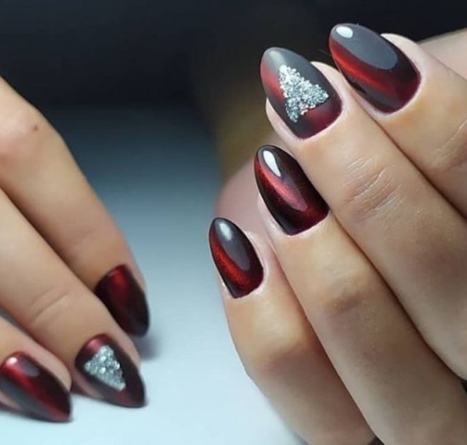 Фото modniy manikyur osen zima