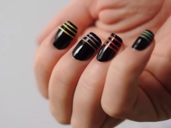 Фото modniy manikyur osen zima