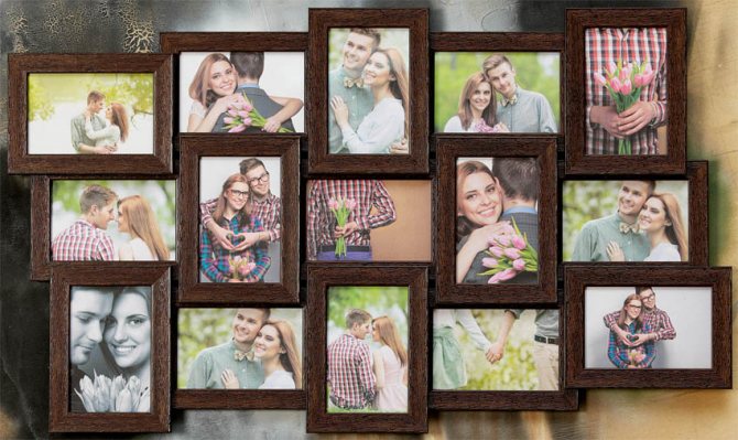 Фото в рамке в подарок