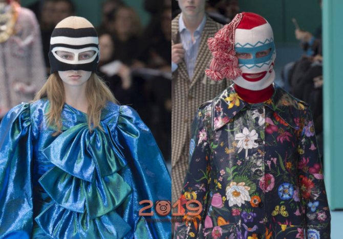 Головные уборы Gucci осень-зима 2018-2019