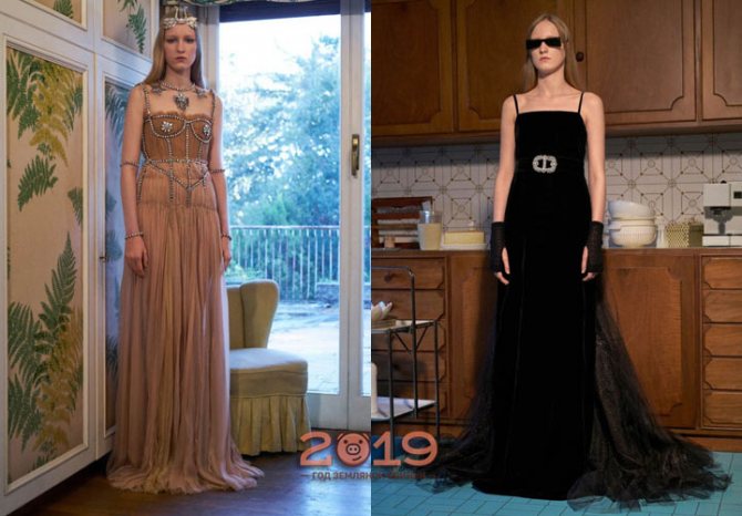 Gucci прозрачные платья 2019 года