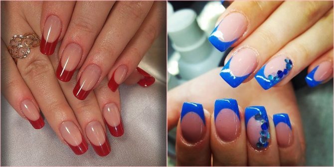 Идеи цветного френча