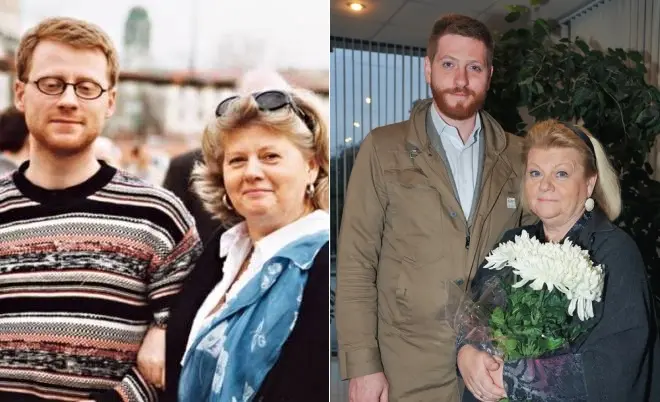 Ирина Муравьева с сыновьями