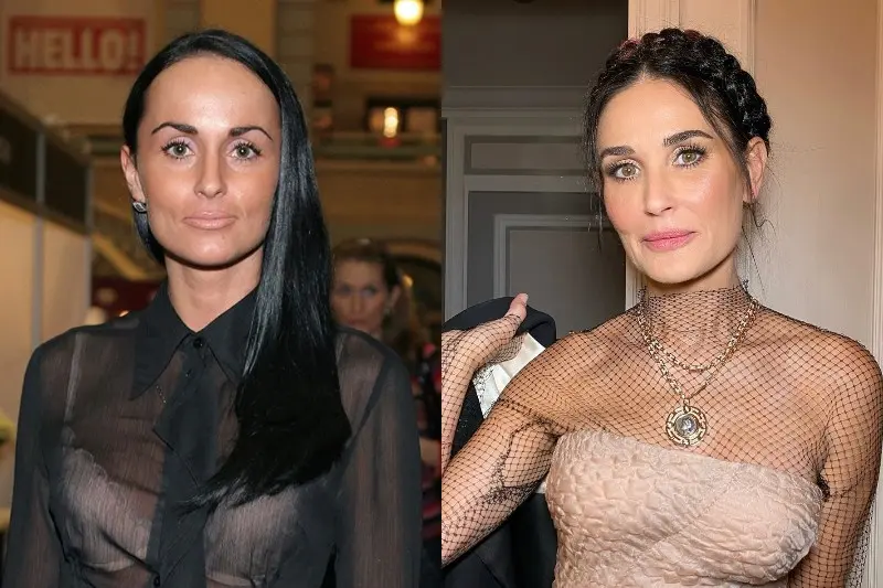 Ирина Волк и Деми Мур