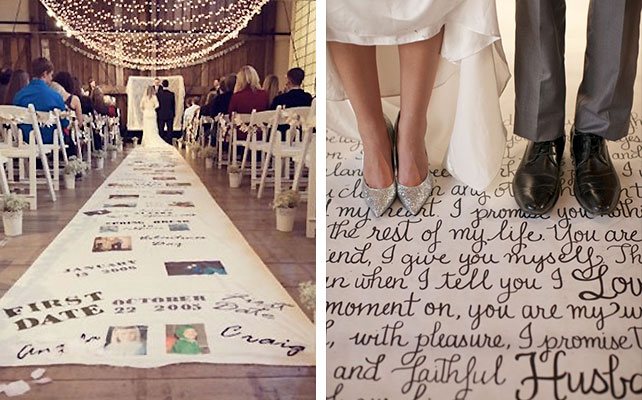 история любви на свадебной дорожке