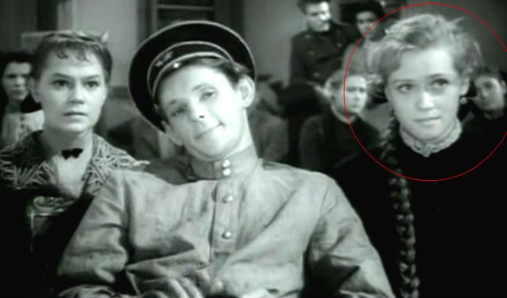 Кадр из фильма «Бессмертная песня». Одна из первых ролей Фрейндлих