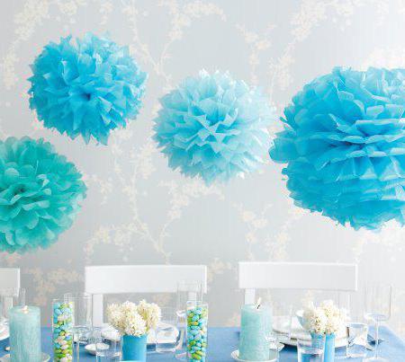 как сделать помпоны из бумаги