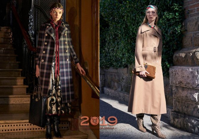 классические образы от Гуччи осень 2018 зима 2019