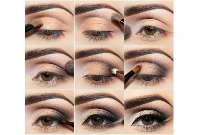 Классический макияж глаз