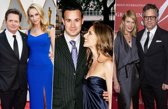 Майкл Джей Фокс и Трейси Поллан, Сара Мишель Геллар и Фредди Принц-младший, Марк Руффало и Санрайз Койни