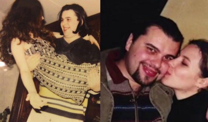 Макс Фадеев с женой в молодости