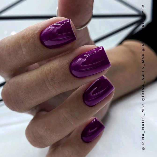 Маникюр на квадратные ноготки в сезоне 2021-2022. Фото. Тренды