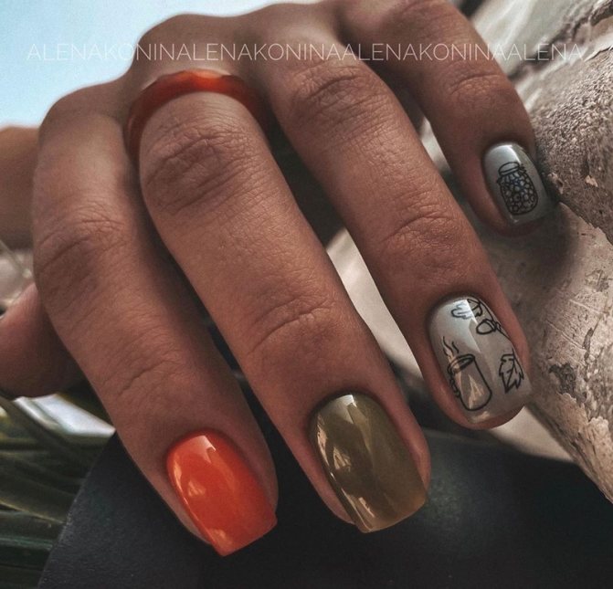 Маникюр на квадратные ноготки в сезоне 2021-2022. Фото. Тренды
