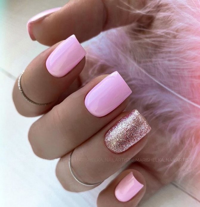 Маникюр на квадратные ноготки в сезоне 2021-2022. Фото. Тренды