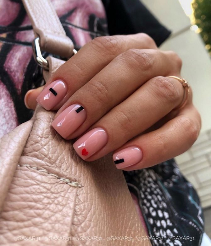 Маникюр на квадратные ноготки в сезоне 2021-2022. Фото. Тренды