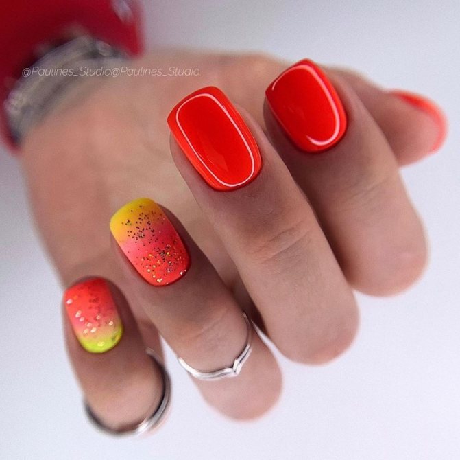 Маникюр на квадратные ноготки в сезоне 2021-2022. Фото. Тренды