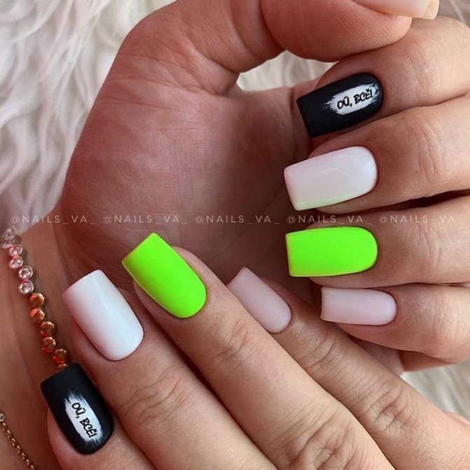 Маникюр на квадратные ноготки в сезоне 2021-2022. Фото. Тренды