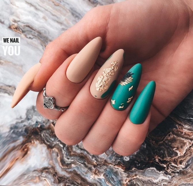 Маникюр на миндальную форму ногтей 2021-2022. Трендовые фото-идеи миндалевидного маникюра